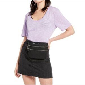 NWT BP x Claudia Sulewski U-Neck Tee Purple Betta